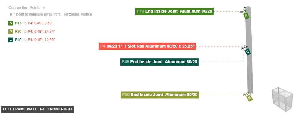 Left Frame Wall - Part 80/20 1