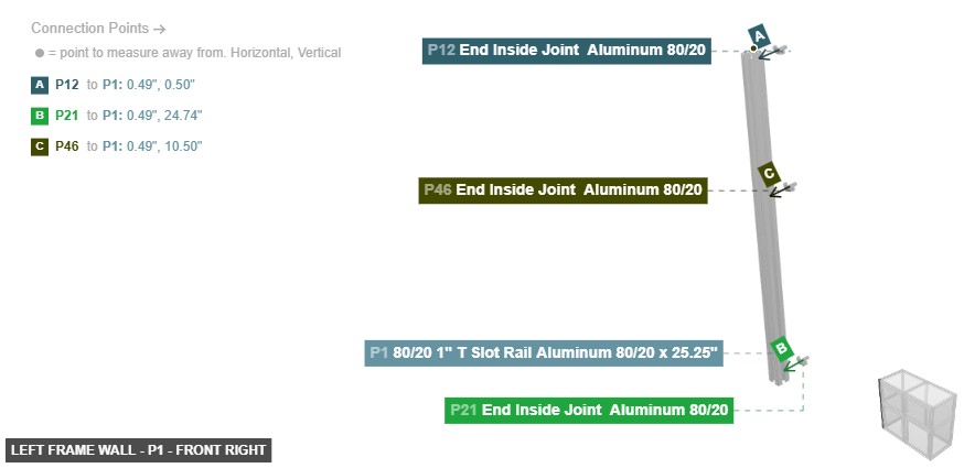 Left Frame Wall - Part 80/20 1