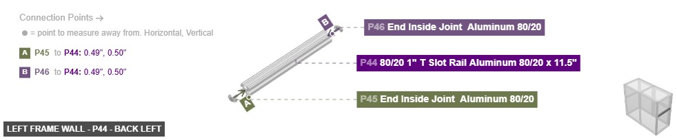 Left Frame Wall - Part 80/20 1