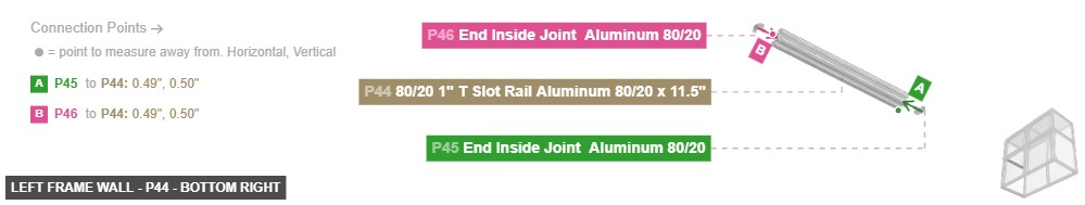 Left Frame Wall - Part 80/20 1