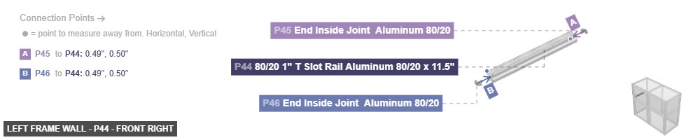 Left Frame Wall - Part 80/20 1