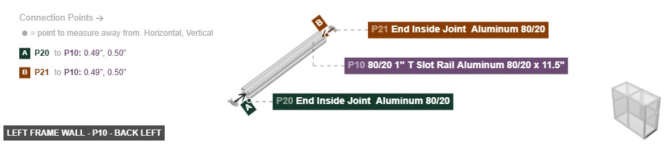 Left Frame Wall - Part 80/20 1