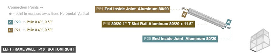 Left Frame Wall - Part 80/20 1