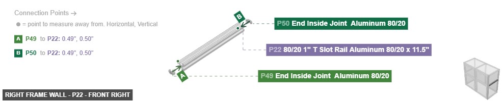 Right Frame Wall - Part 80/20 1