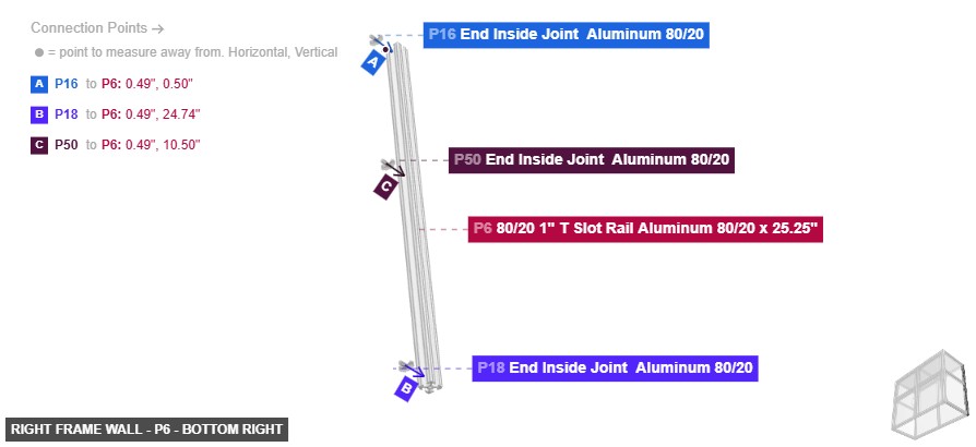 Right Frame Wall - Part 80/20 1