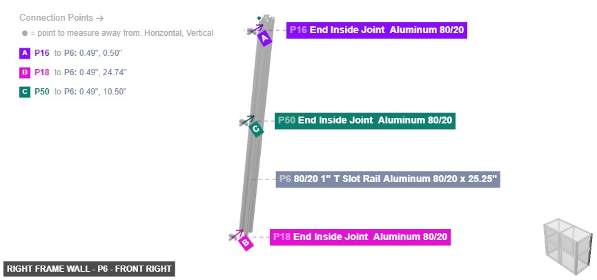 Right Frame Wall - Part 80/20 1