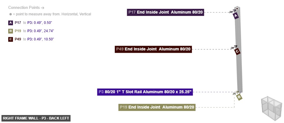 Right Frame Wall - Part 80/20 1