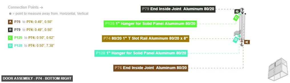 Door Assembly - Part 80/20 1