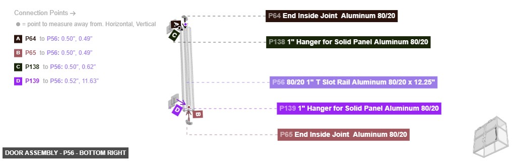 Door Assembly - Part 80/20 1