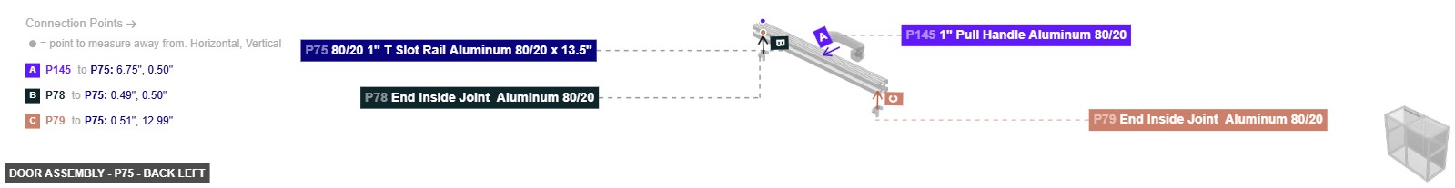 Door Assembly - Part 80/20 1