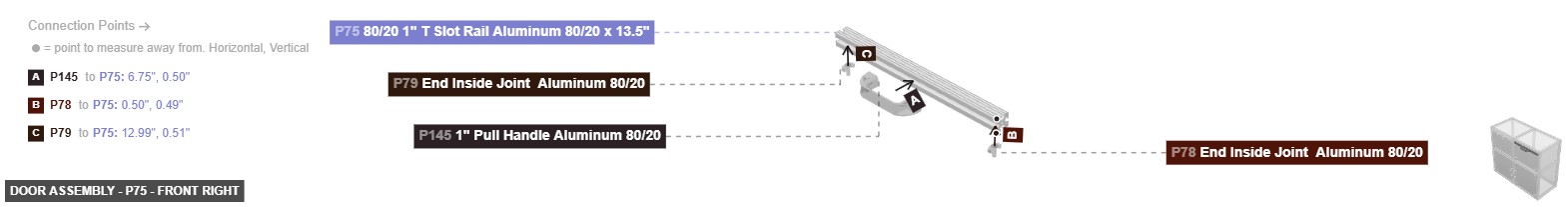 Door Assembly - Part 80/20 1
