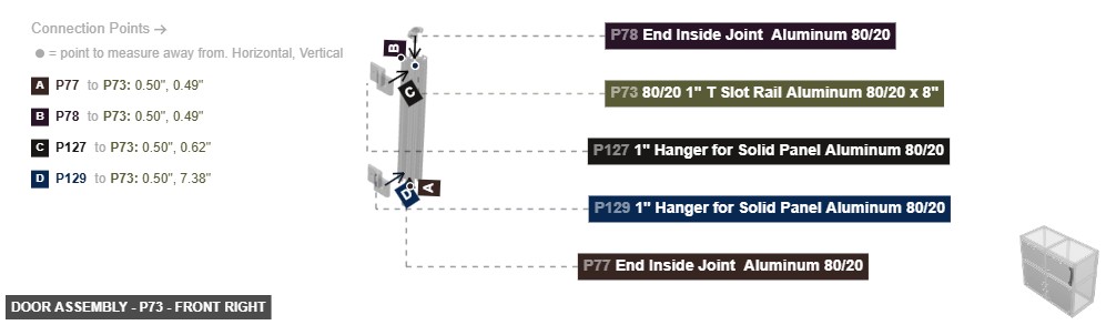 Door Assembly - Part 80/20 1