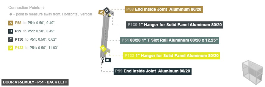 Door Assembly - Part 80/20 1
