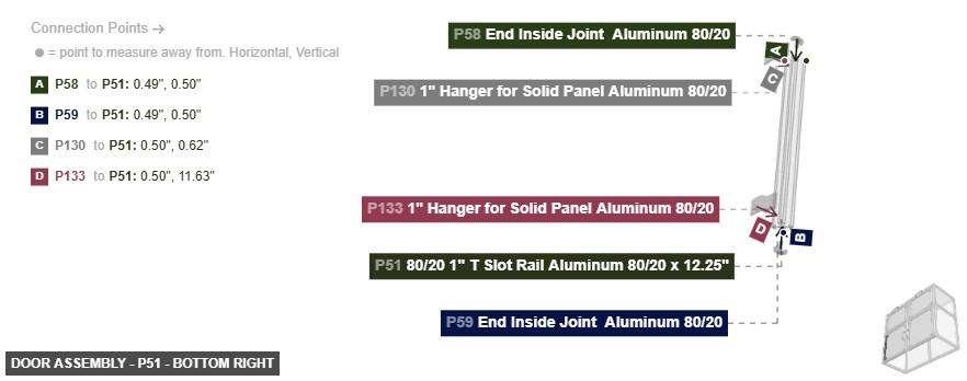 Door Assembly - Part 80/20 1