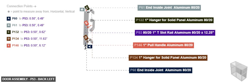 Door Assembly - Part 80/20 1