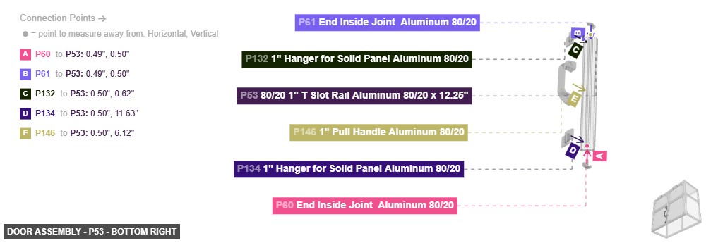 Door Assembly - Part 80/20 1