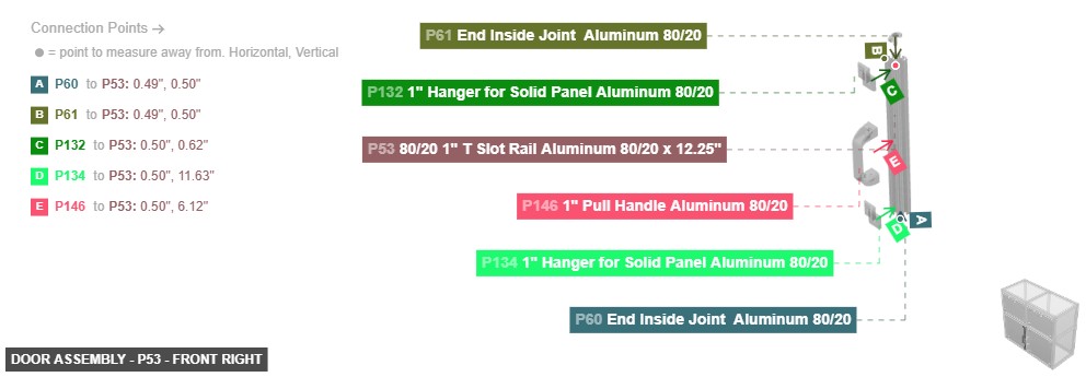 Door Assembly - Part 80/20 1