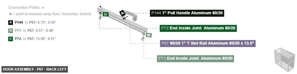 Door Assembly - Part 80/20 1