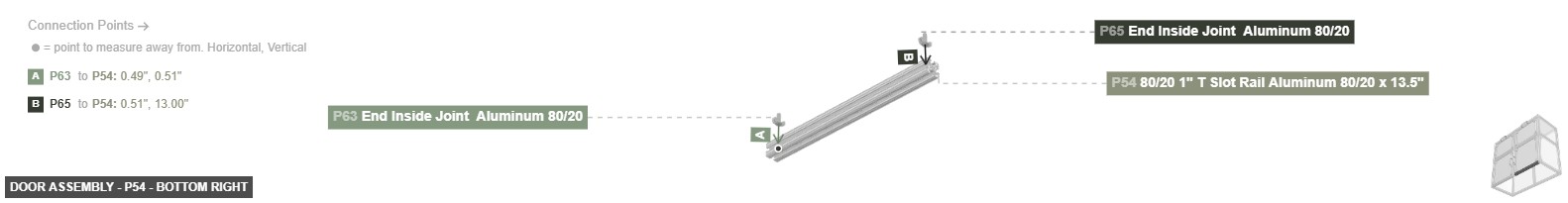 Door Assembly - Part 80/20 1