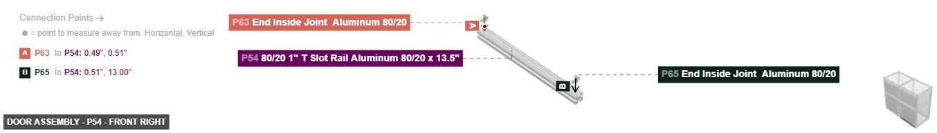 Door Assembly - Part 80/20 1