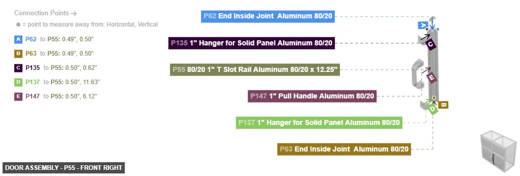 Door Assembly - Part 80/20 1