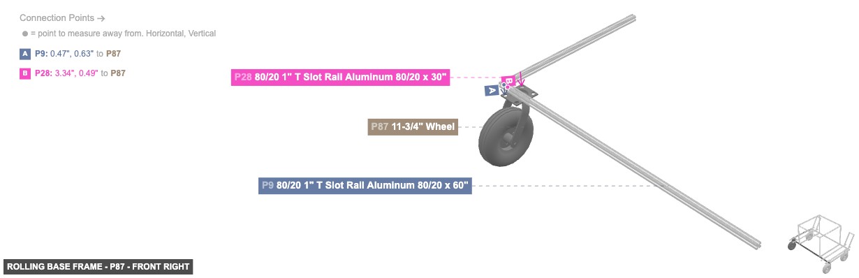 Rolling Base Frame - Part 11-3/4