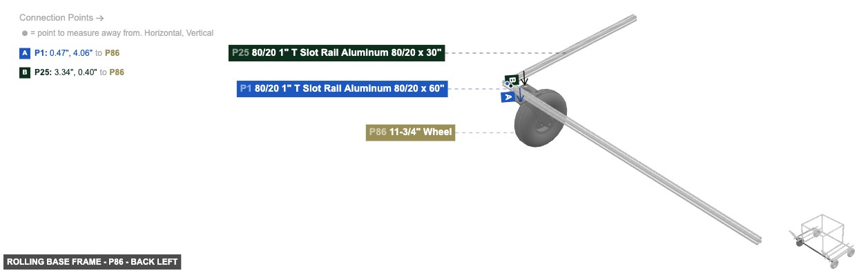 Rolling Base Frame - Part 11-3/4