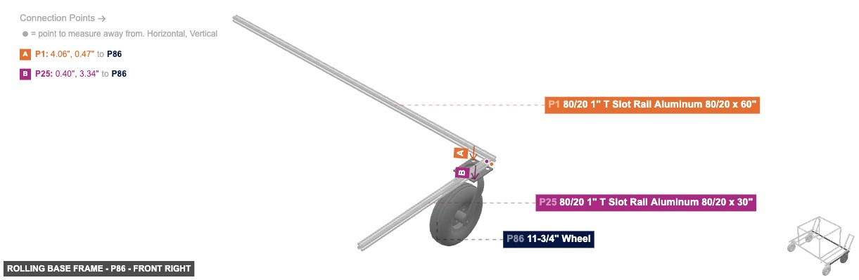 Rolling Base Frame - Part 11-3/4