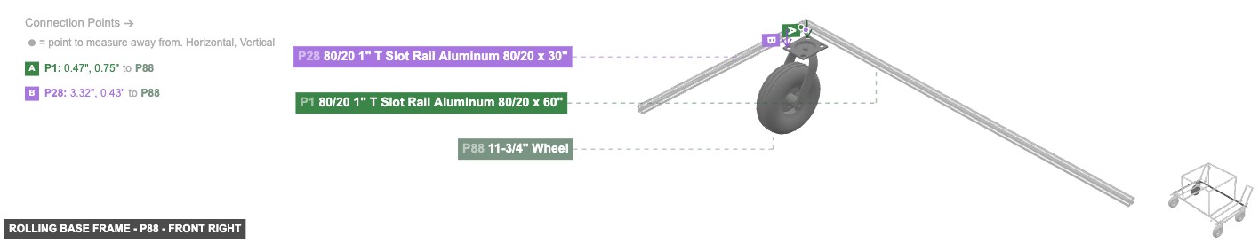 Rolling Base Frame - Part 11-3/4