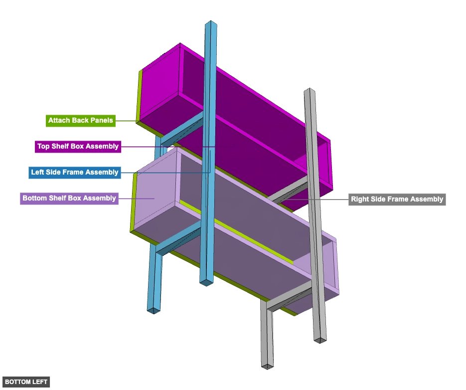 Wooden Credenza 2 - Overview bottom_left