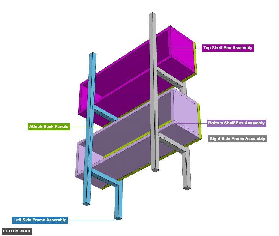 Wooden Credenza 2 - Overview bottom_right
