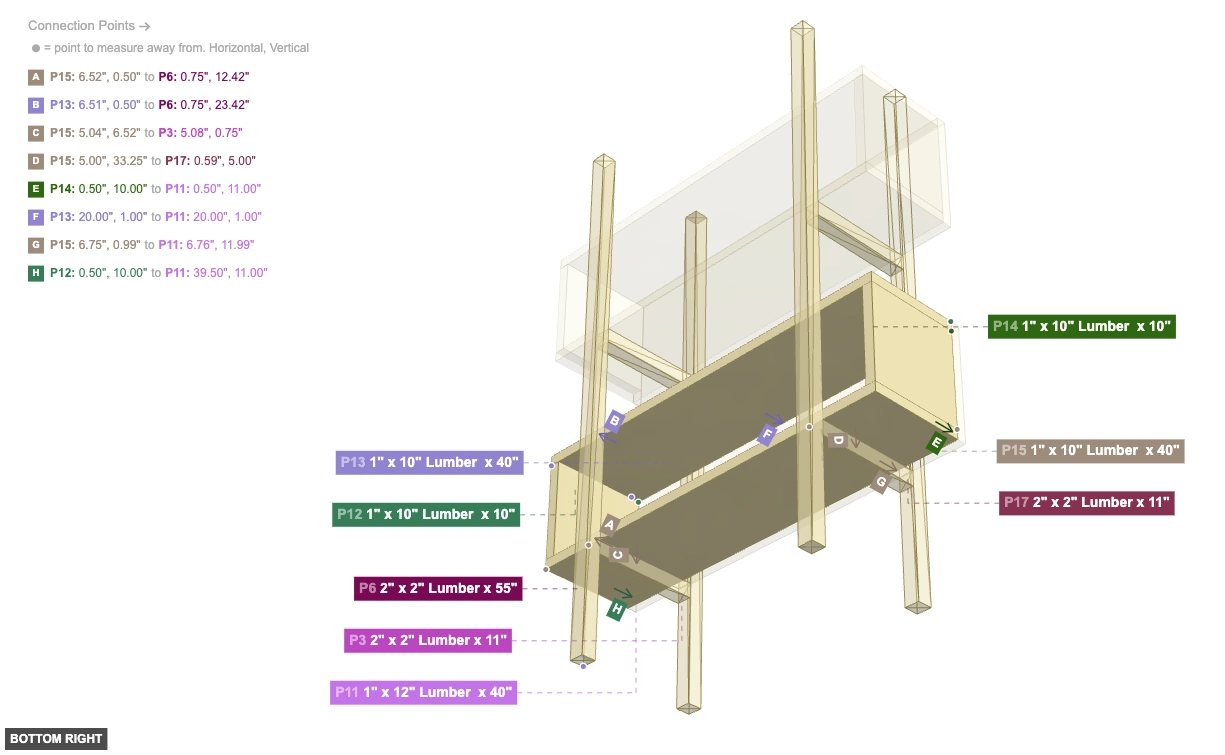 Assembly of Bottom Shelf Box Assembly - bottom_right