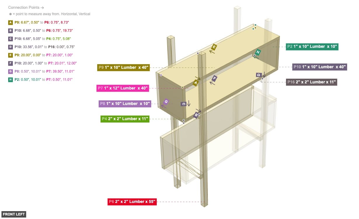 Assembly of Top Shelf Box Assembly - front_left