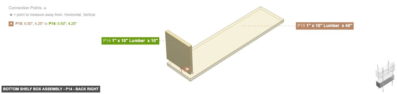 Bottom Shelf Box Assembly - Part 1