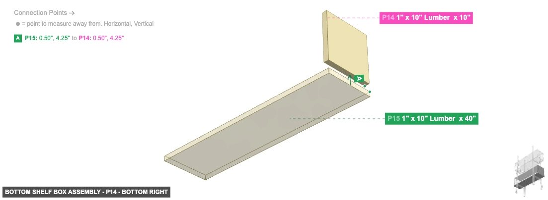 Bottom Shelf Box Assembly - Part 1