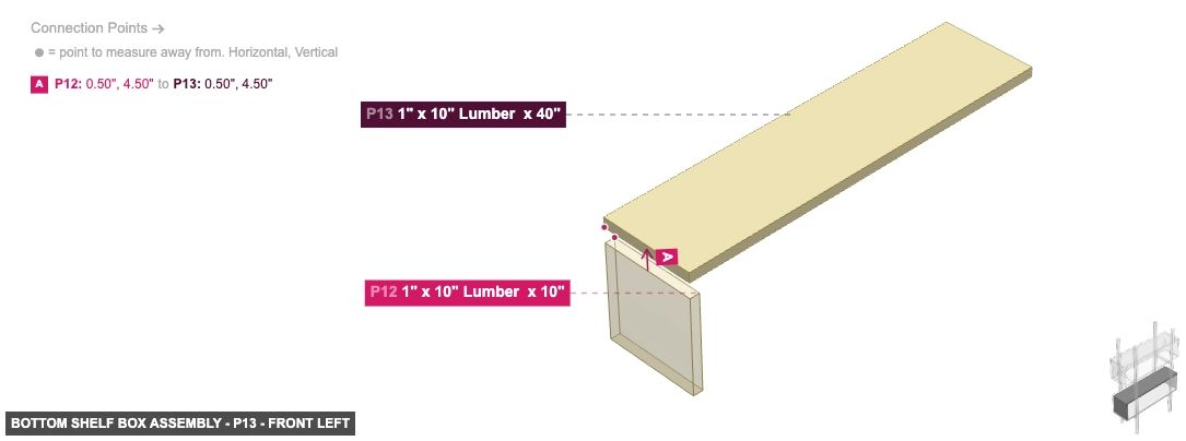 Bottom Shelf Box Assembly - Part 1