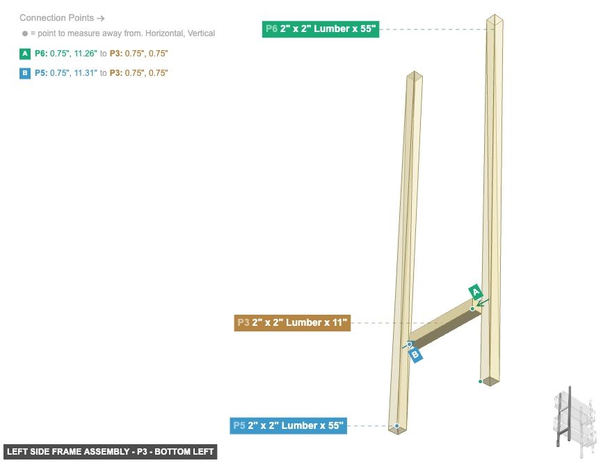 Left Side Frame Assembly - Part 2