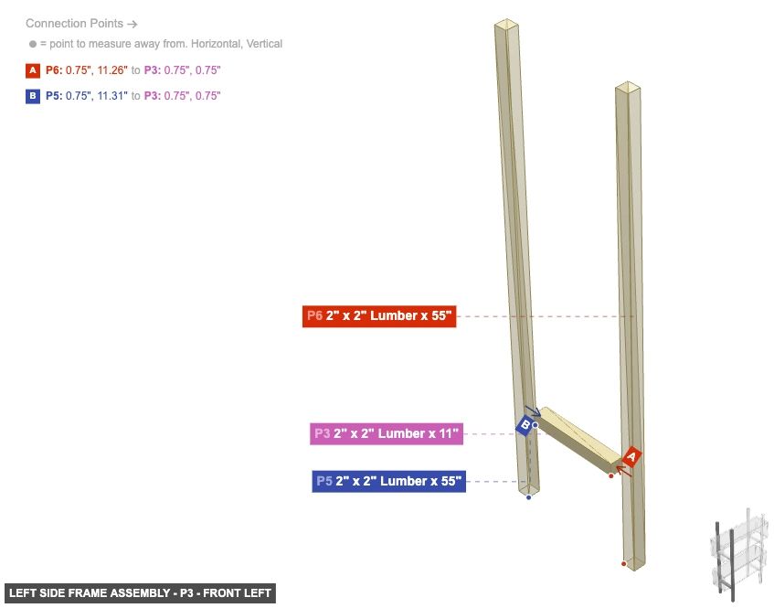 Left Side Frame Assembly - Part 2