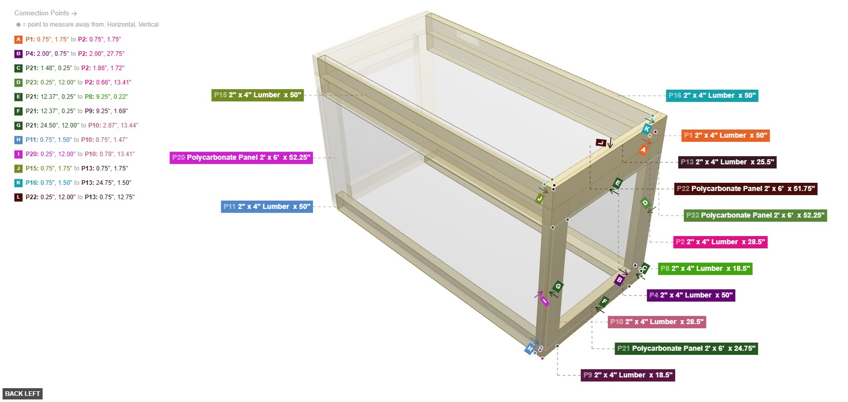 Assembly of Left Side Wall Assembly - back_left
