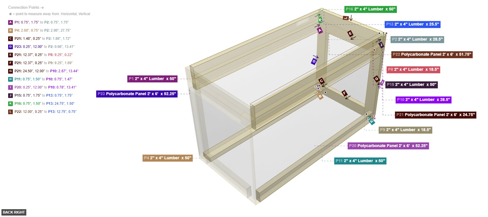 Assembly of Left Side Wall Assembly - back_right