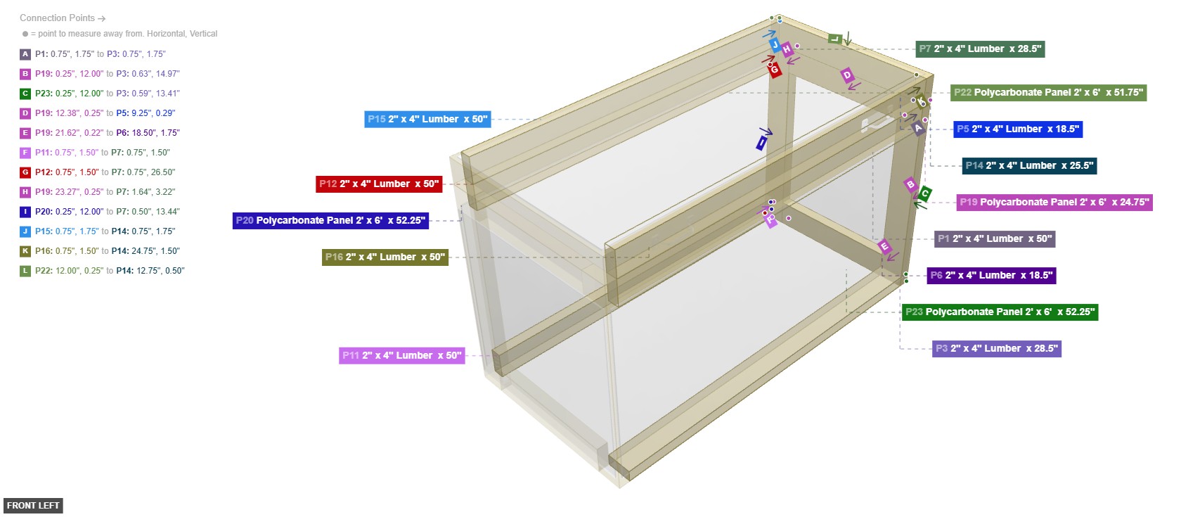 Assembly of Right Side Wall Assembly - front_left