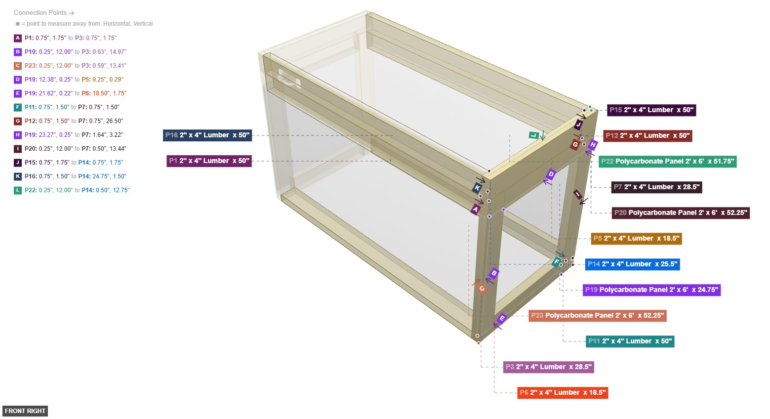 Assembly of Right Side Wall Assembly - front_right