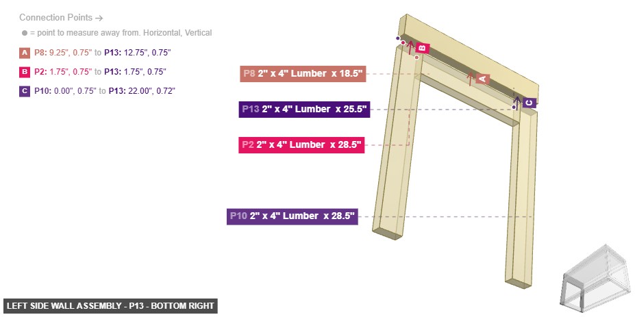 Left Side Wall Assembly - Part 2