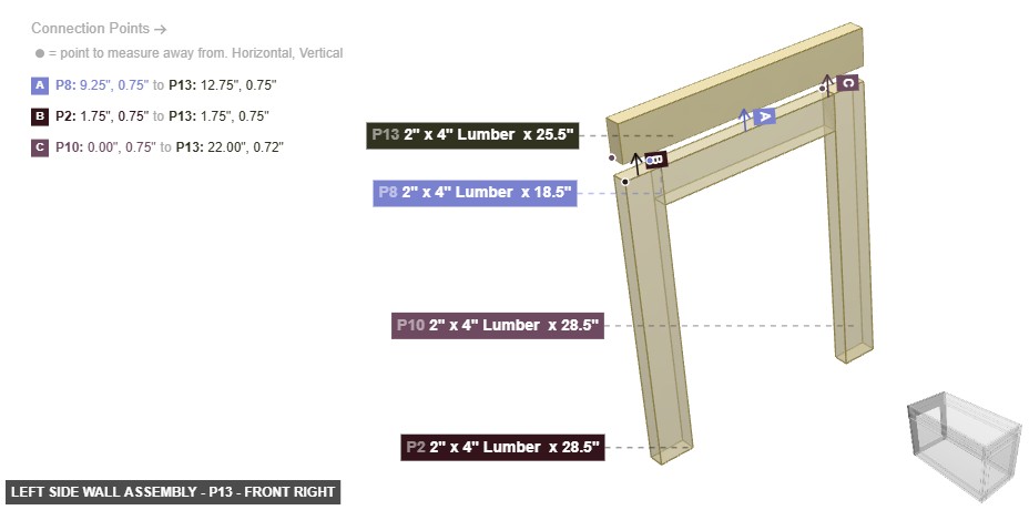 Left Side Wall Assembly - Part 2