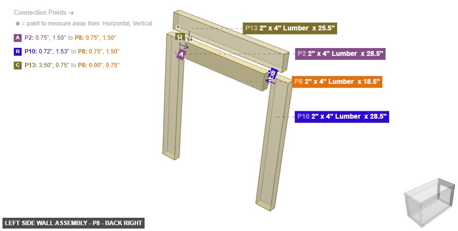 Left Side Wall Assembly - Part 2