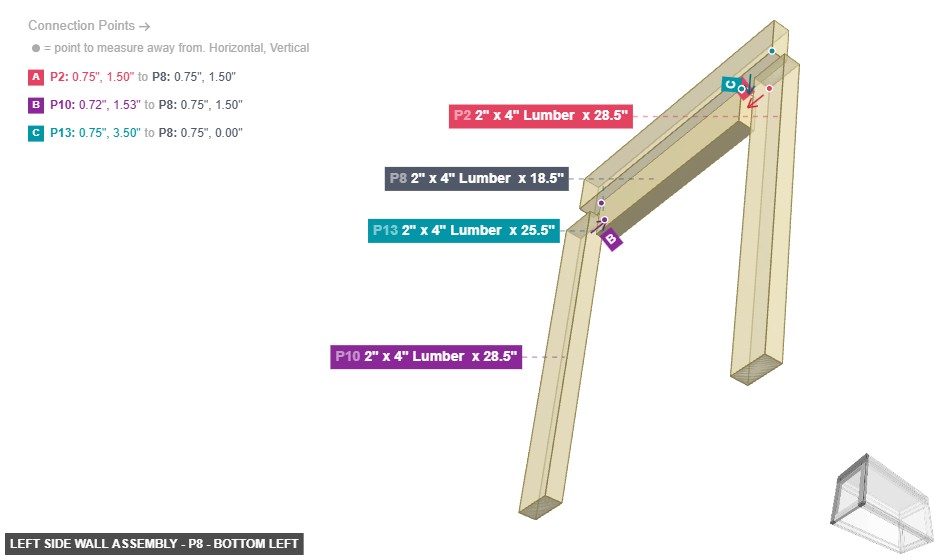 Left Side Wall Assembly - Part 2