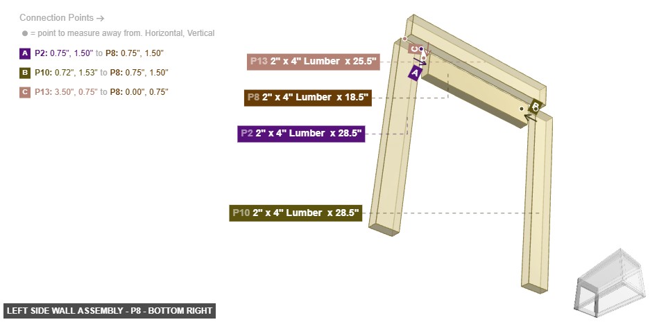 Left Side Wall Assembly - Part 2