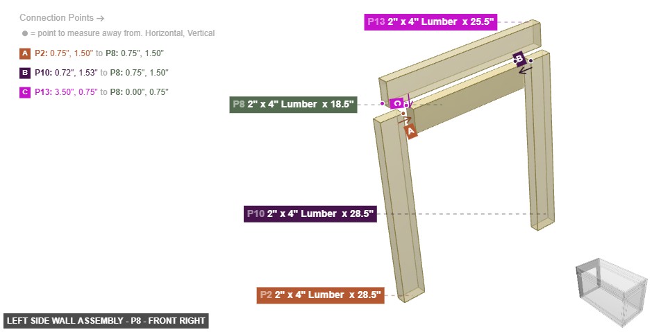 Left Side Wall Assembly - Part 2