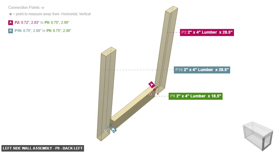 Left Side Wall Assembly - Part 2