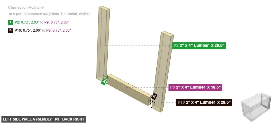 Left Side Wall Assembly - Part 2
